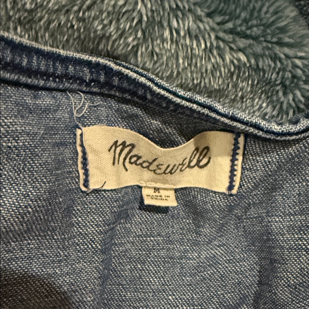 Madewell Blue Denim Dress - Picture 4 of 8
